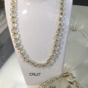 Lemon Yellow reflective Necklace