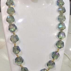 Stone Necklace with Studs