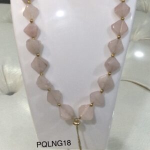 Pink Quartz Necklace